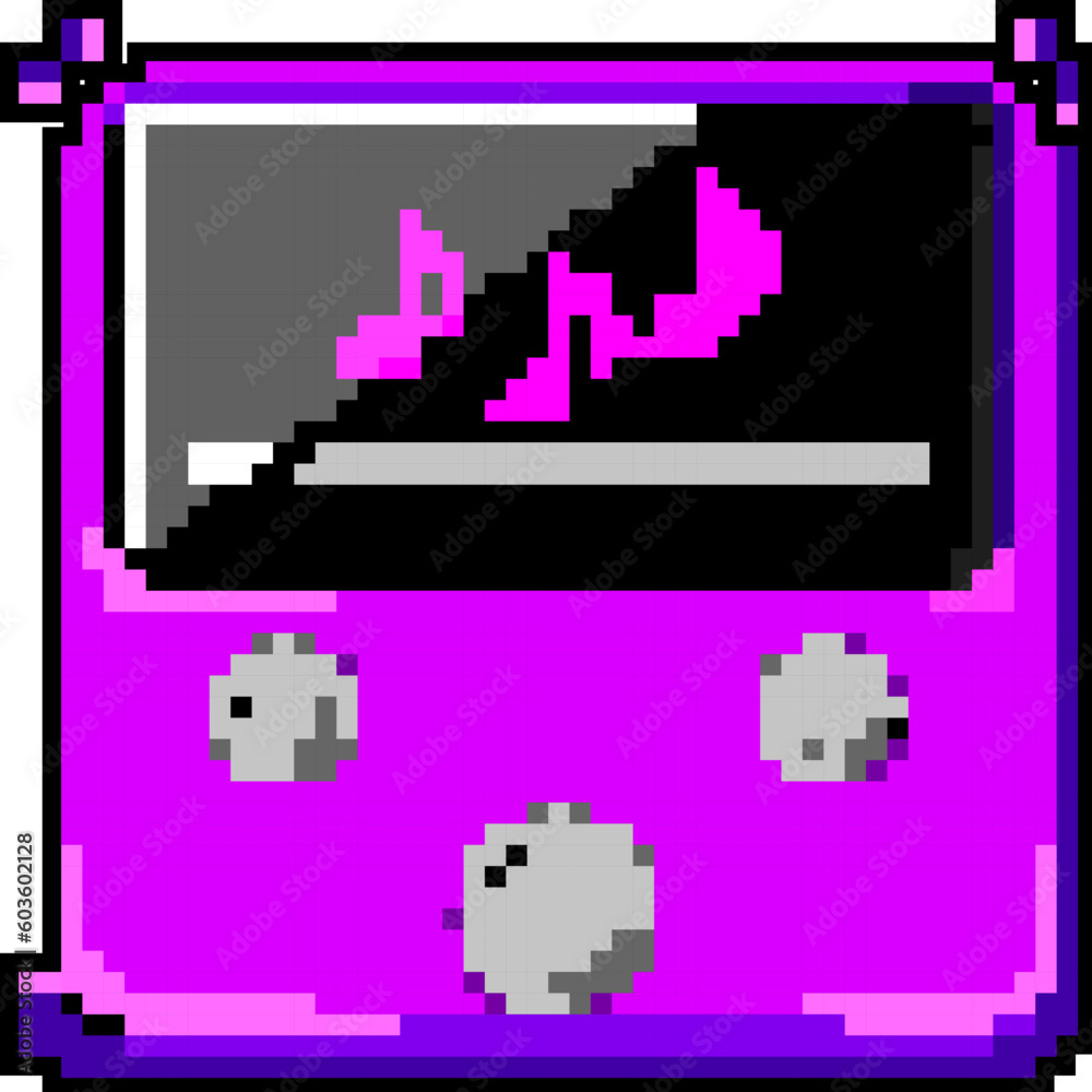 modern mp3 player game pixel art retro vector. bit modern mp3 player. old vintage illustration modern mp3 player game pixel art retro vector. bit modern mp3 player. old vintage illustration