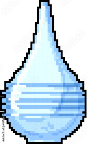 bulb nasal aspirator game pixel art retro vector. bit bulb nasal aspirator. old vintage illustration