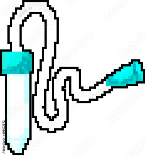 kid nasal aspirator game pixel art retro vector. bit kid nasal aspirator. old vintage illustration