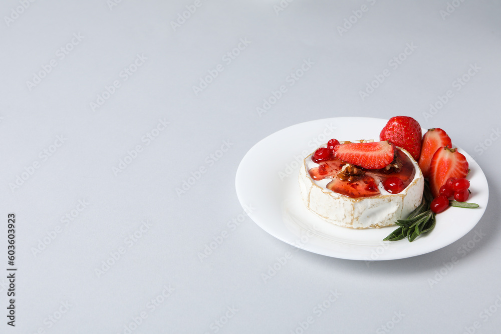 Concept of delicious French food - Camembert cheese Concept of delicious French food - Camembert cheese