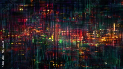 Wallpaper Mural Digital glitch transition. Computer glitch. Digital artifacts. Flicker motion abstract background. Torontodigital.ca