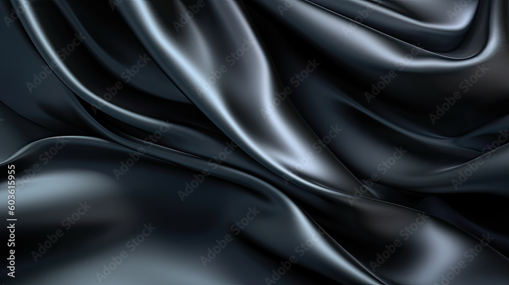 Grey gradient silk fabric background. Generative AI Grey gradient silk fabric background. Generative AI