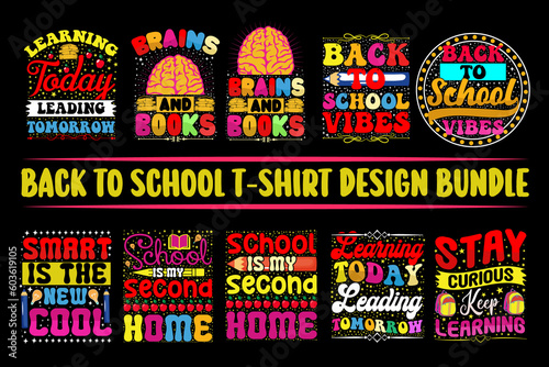 Back to school t-shirts design bundle, Typography back to school t shirt design bundle, cool back to school tees, Inspirational quotes t-shirt design