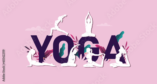 Drawing inspired by global yoga day practice