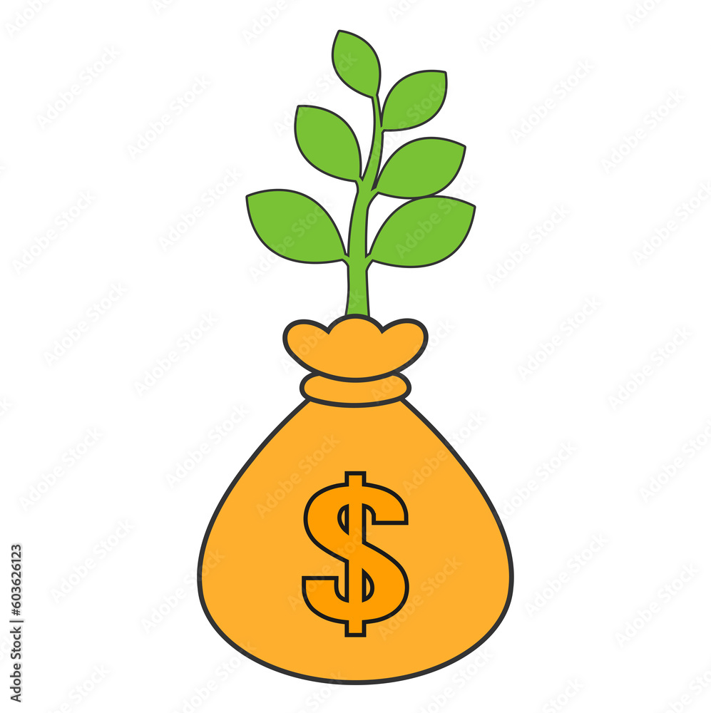 coin dollar, dollar money ,dollar financial growth, dollar currency, money bag, financial wealth concept illustration coin dollar, dollar money ,dollar financial growth, dollar currency, money bag, financial wealth concept illustration