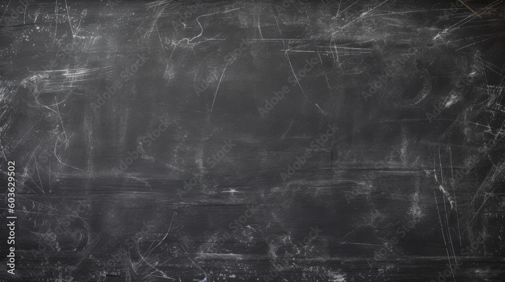 Empty black chalkboard. Generative AI Empty black chalkboard. Generative AI