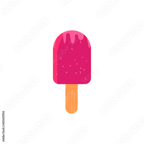 Ice cream isolated on white.
Refreshing desserts idea.