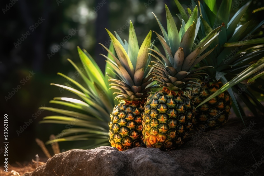 Obraz premium pineapples
