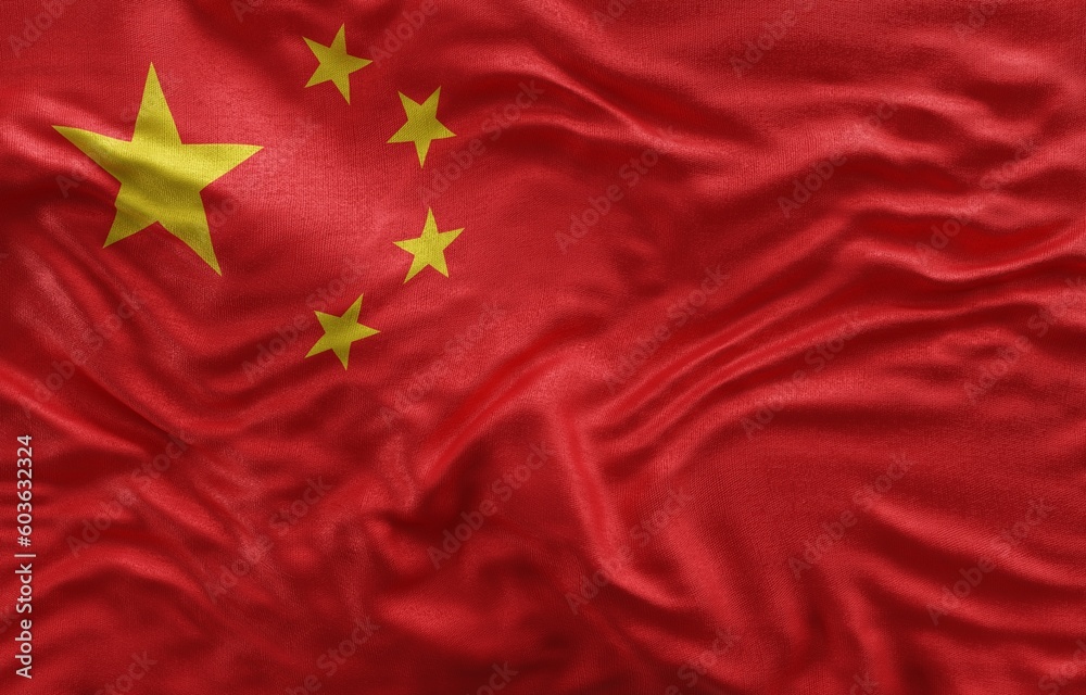 Flag of China background, Close-Up waving flag. 3d Rendering
Flag of China background, Close-Up waving flag. 3d Rendering