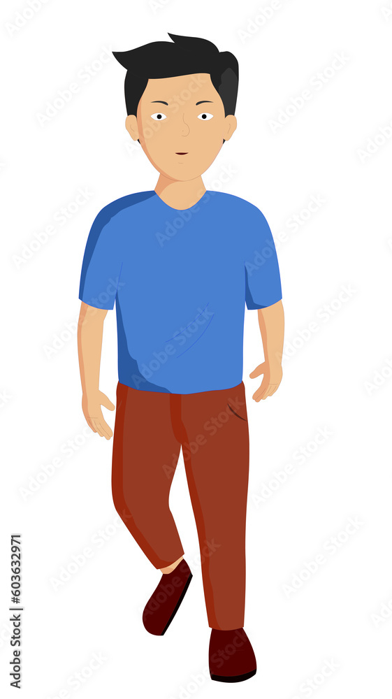 Boy walking Boy walking