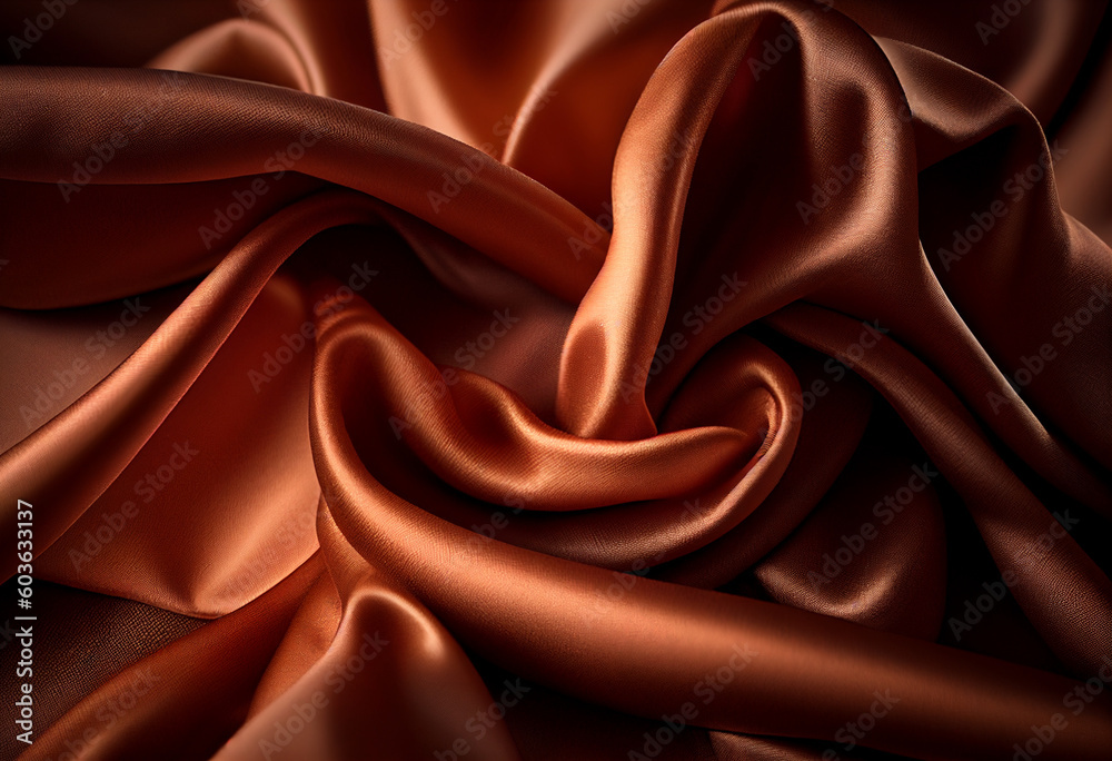Smooth elegant colorful silk can use as wedding background. In Sepia toned. Retro style generative ai Smooth elegant colorful silk can use as wedding background. In Sepia toned. Retro style generative ai