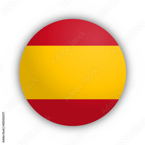 Flaga Hiszpanii Przycisk
