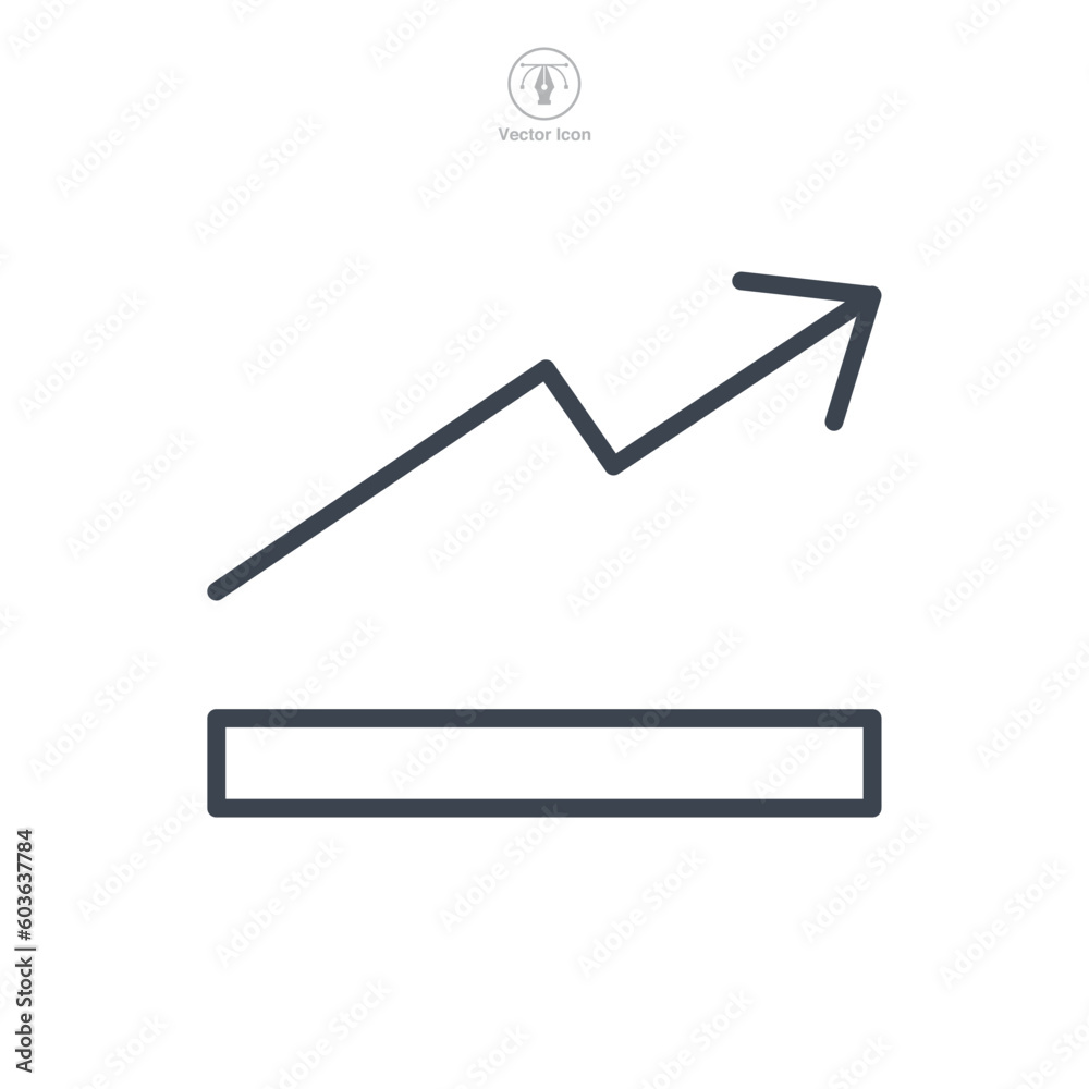 graph icon symbol template for graphic and web design collection logo vector illustration graph icon symbol template for graphic and web design collection logo vector illustration