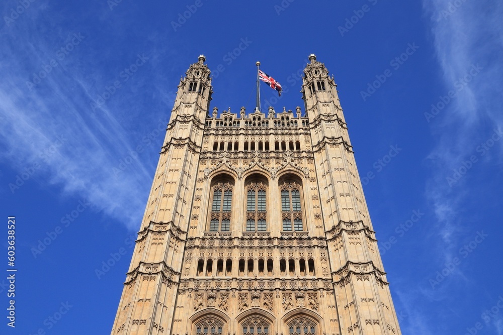 London UK Victoria Tower