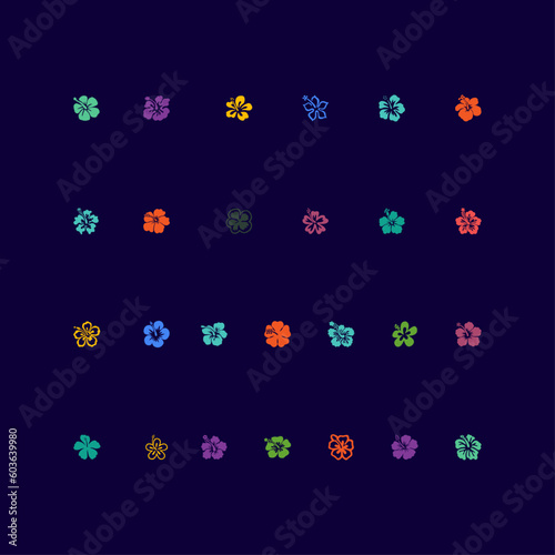 pattern with flowers and butterflies