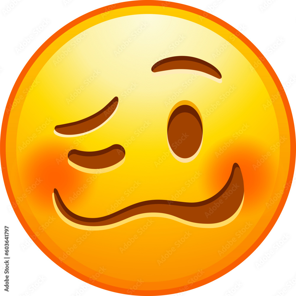 Top quality emoticon. Confounded emoji. Confused emoticon with jagged mouth. Yellow face emoji. Popular element. Detailed emoji icon from the Telegram app. Top quality emoticon. Confounded emoji. Confused emoticon with jagged mouth. Yellow face emoji. Popular element. Detailed emoji icon from the Telegram app.