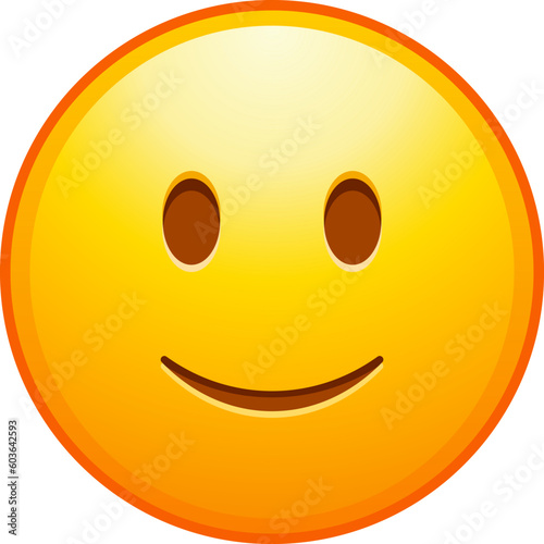 Top quality emoticon. Upside down emoji. Silly emoticon, inverted smiling Yellow face emoji. Element. Detailed emoji icon from the Telegram app.