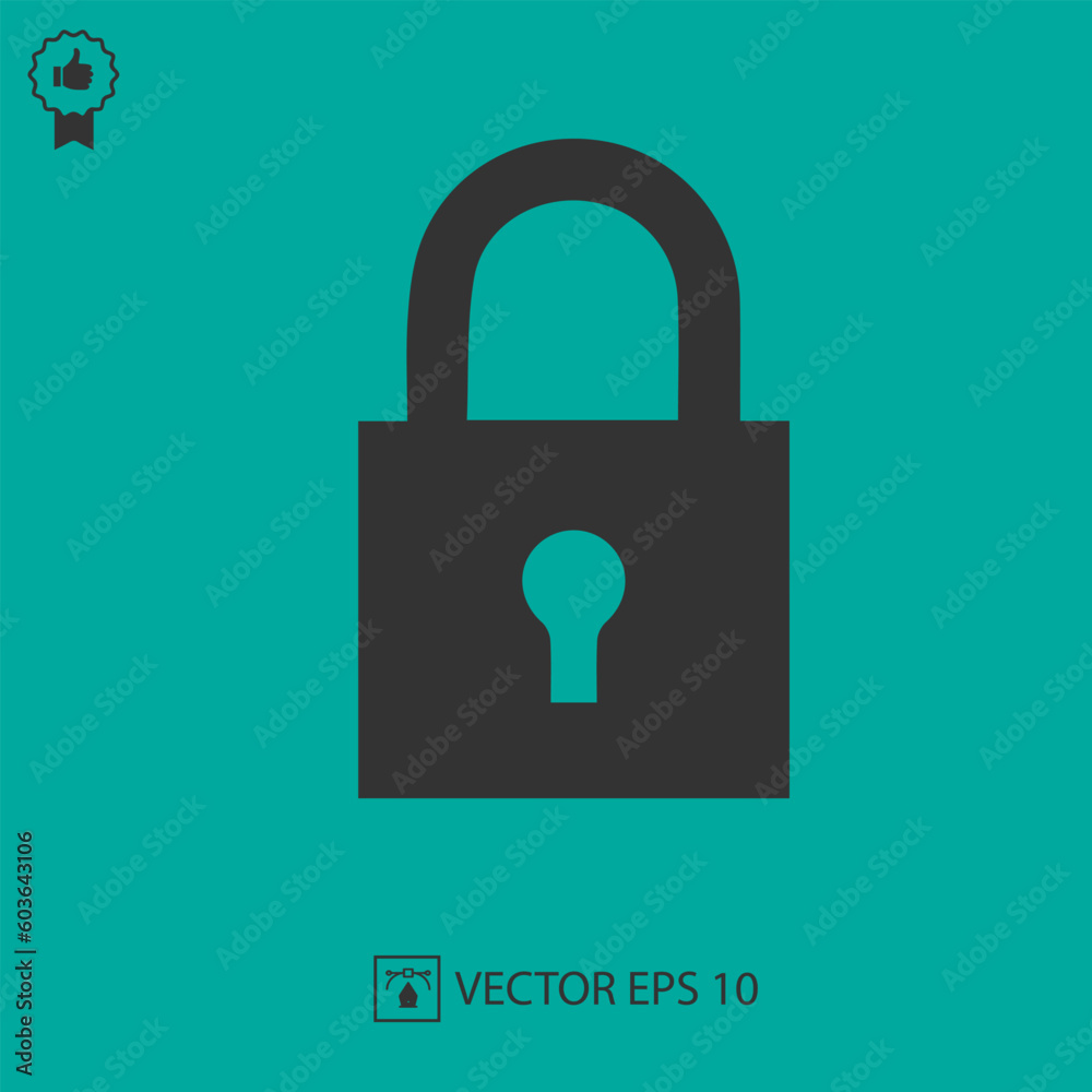 Lock vector icon eps 10. Lock vector icon eps 10.
