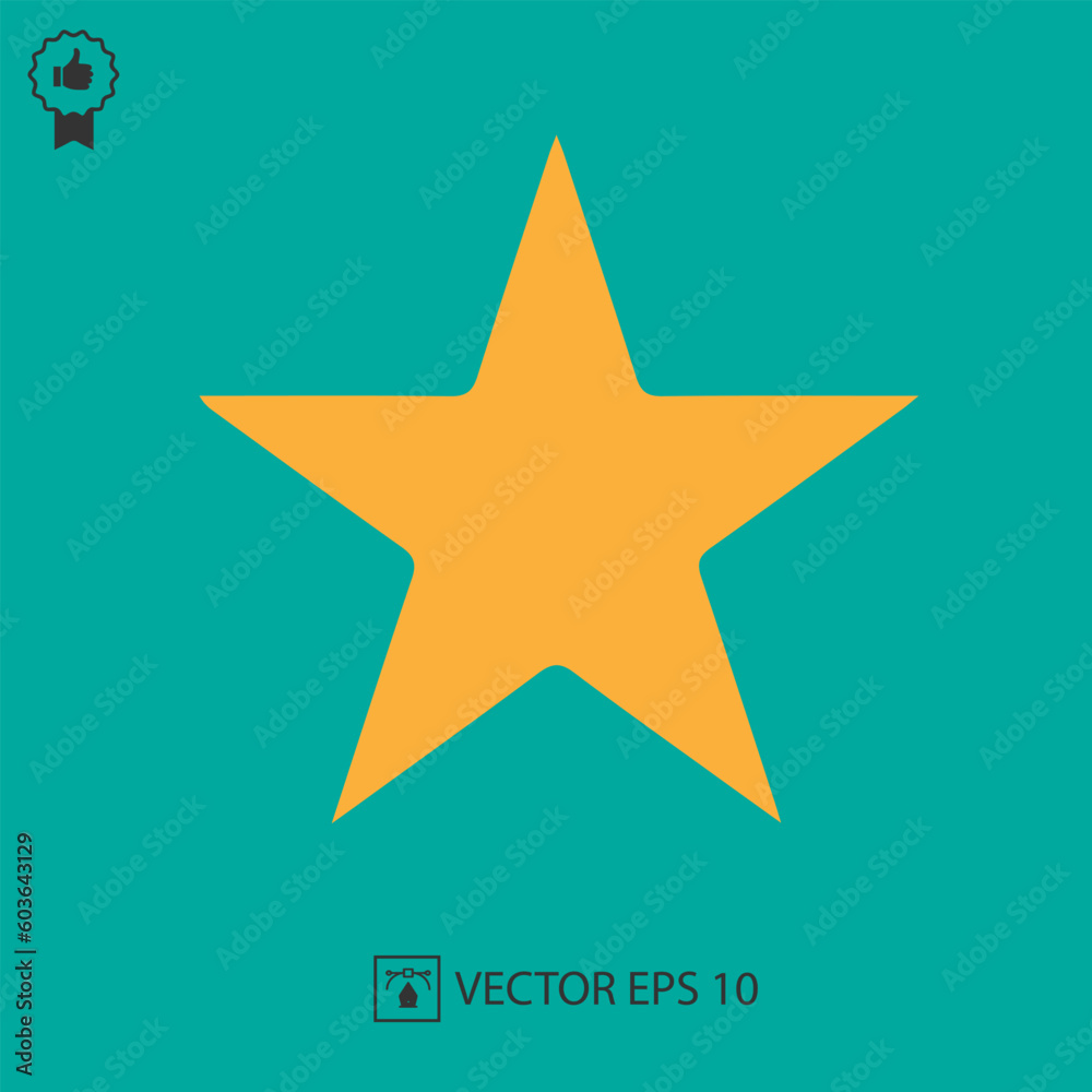Obraz premium Star vector icon eps 10.
