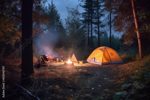 AI Generated people who do car camping from out of ones daily life 
