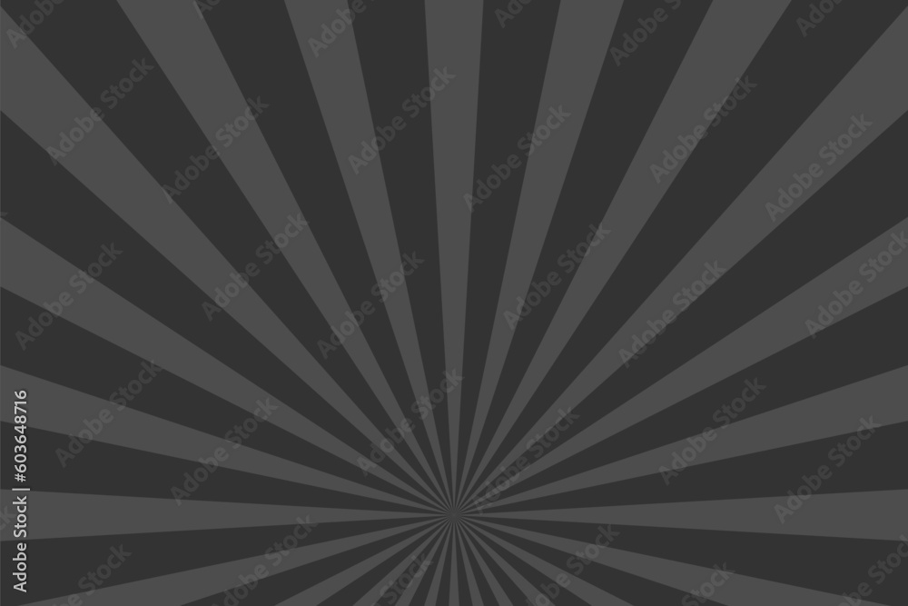 Radial beam sunburst pattern vector