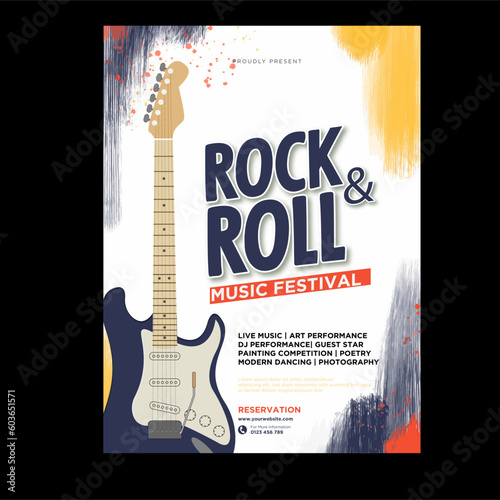 rock concert poster background