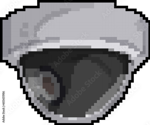 technology security camera cctv game pixel art retro vector. bit technology security camera cctv. old vintage illustration