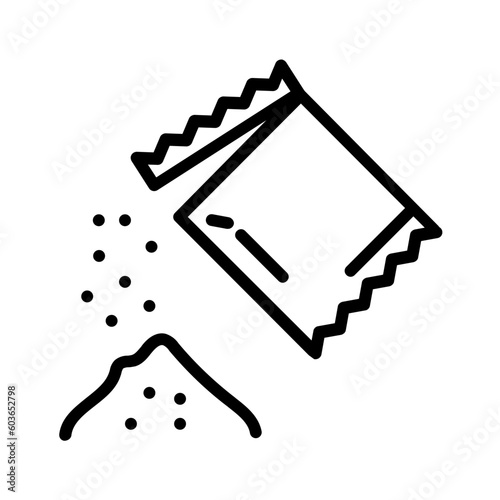 Black line icon for Powder