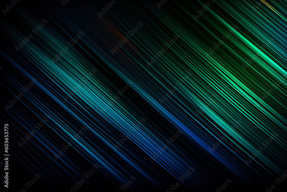 wallpaper, green high contrast line, dark background, Generative AI wallpaper, green high contrast line, dark background, Generative AI