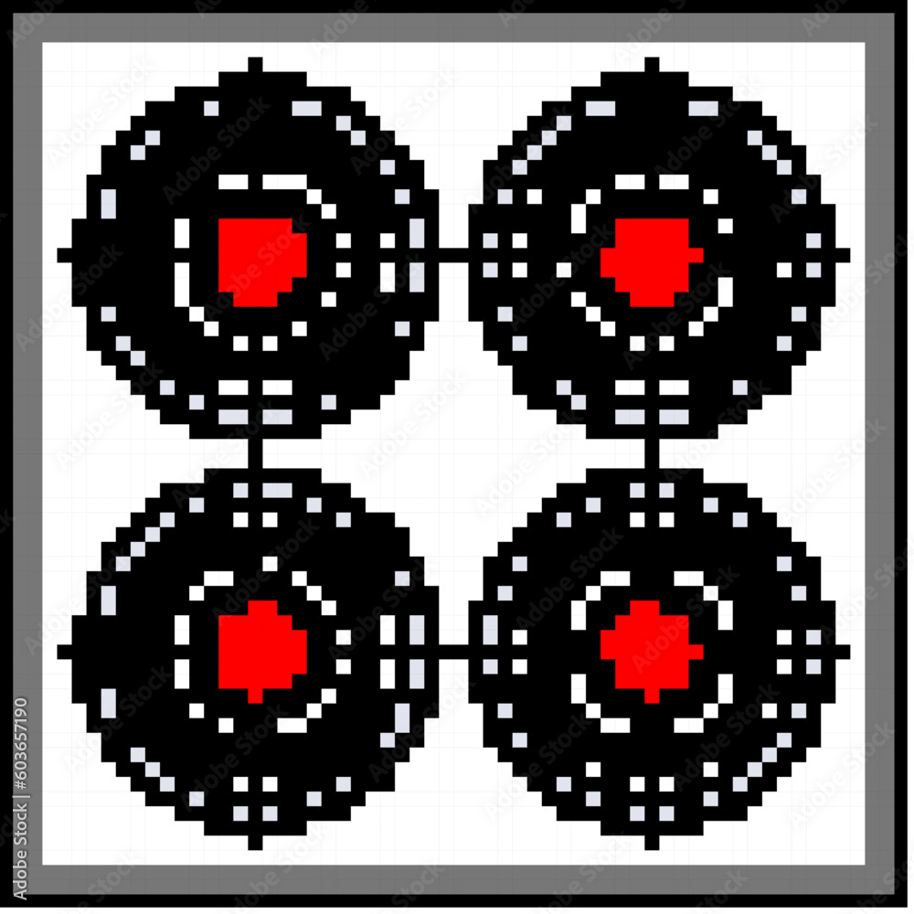 silhouette shooting target game pixel art retro vector. bit aim range, gun game silhouette shooting target. old vintage illustration
