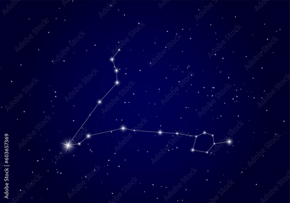 Pisces constellation background Pisces constellation background