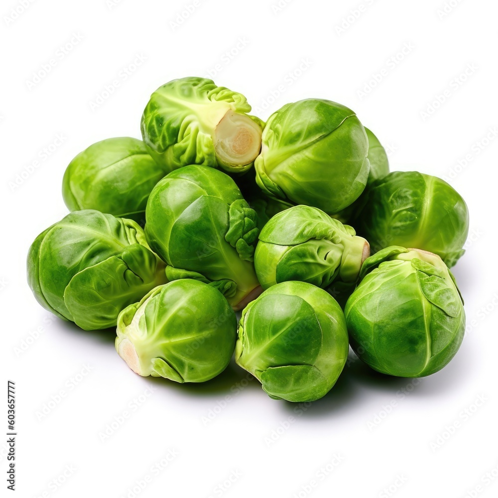Fototapeta premium Sprouts isolated on white background (generative AI)