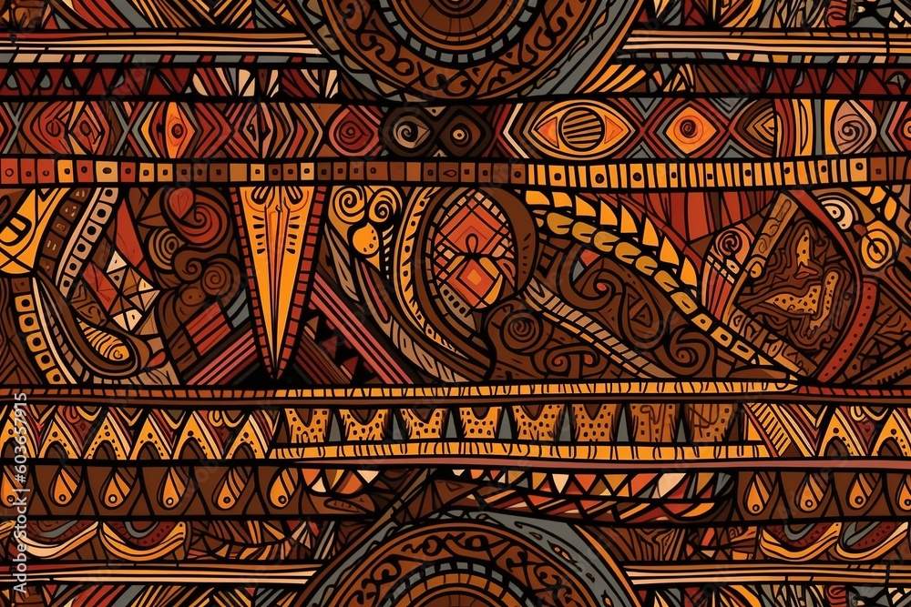 African patterns background -Ai African patterns background -Ai