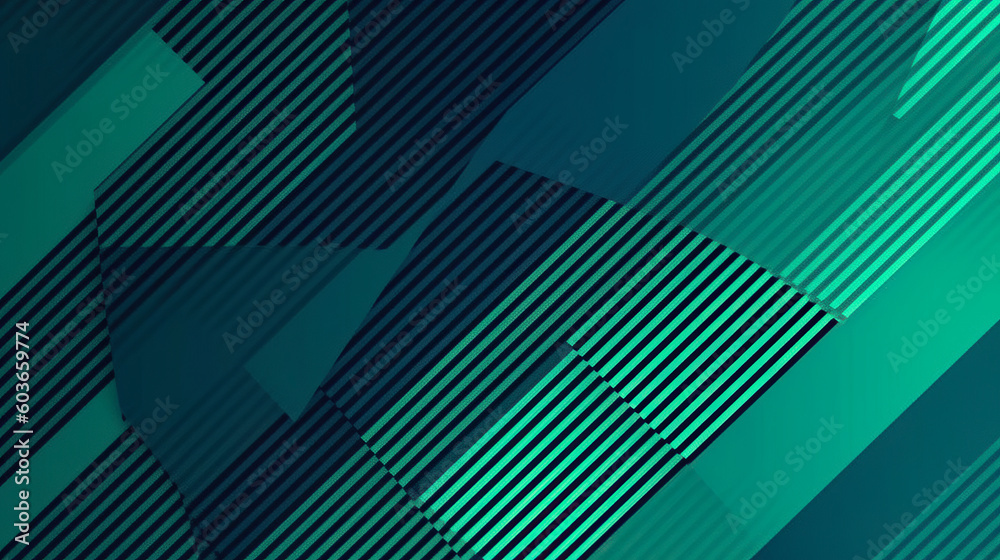 green stripes background, in the style of dark, Generative AI green stripes background, in the style of dark, Generative AI