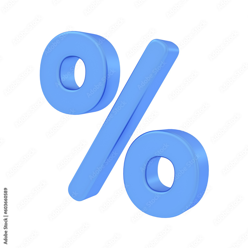 3d percent or interest rate icon. Advertising marketing, promotion, sale, commercial bonuses, online shopping, discount offer, sales concept. 3d rendering illustration. 3d percent or interest rate icon. Advertising marketing, promotion, sale, commercial bonuses, online shopping, discount offer, sales concept. 3d rendering illustration.