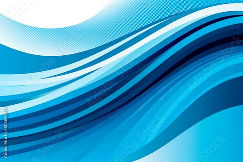 abstract blue wave background