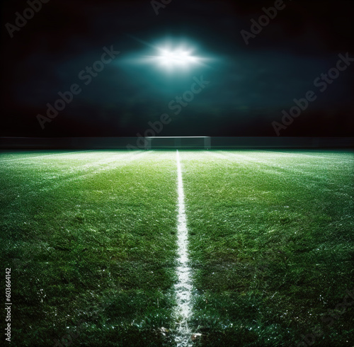 Soccer field and the bright lights © digitizesc