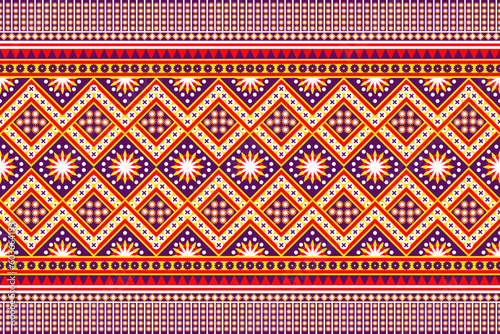 Seamless geometric vector design pattern, traditional graphic, tribal fashion design for background print fabric. printed textiles bed sheet pattern fabric bag pattern