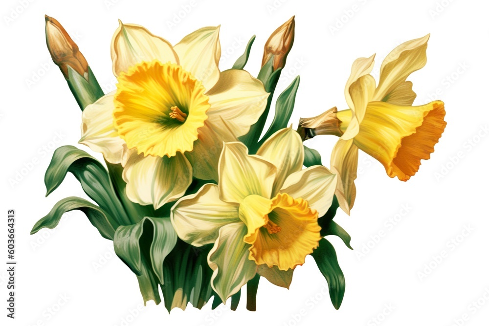 Amazing and attractive image of daffodil AI-Generated