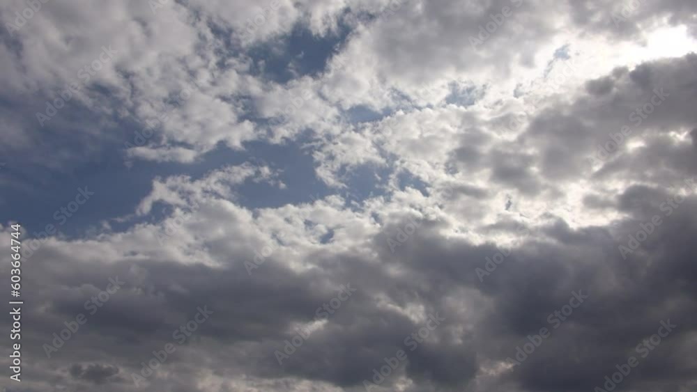 Sunny sky with big clouds Sunny sky with big clouds