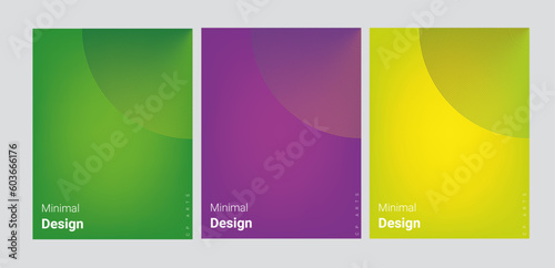 Hi-tech minimal covers design. Annual report template. Poster Template. 