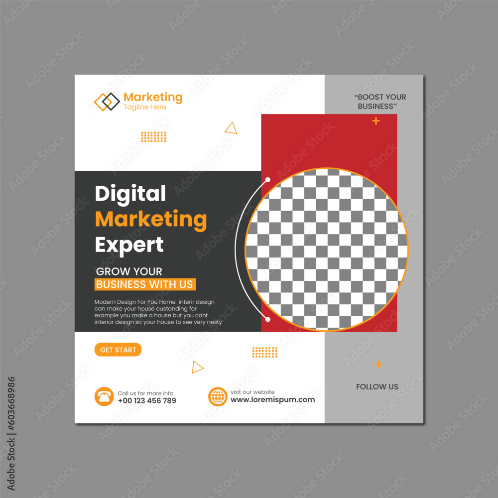 Social Media Digital Marketing Agency post template Social Media Digital Marketing Agency post template