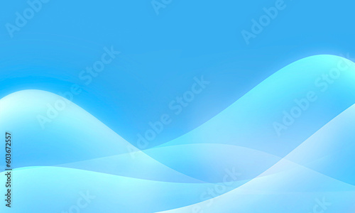 Abstract Soft light blue background with curve pattern graphics for web illustration 
