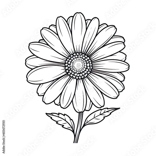 Amazing and classy image of daisy flower generated by AI
