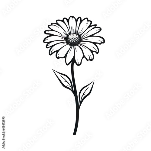 Attractive and classy image of flower generated by AI