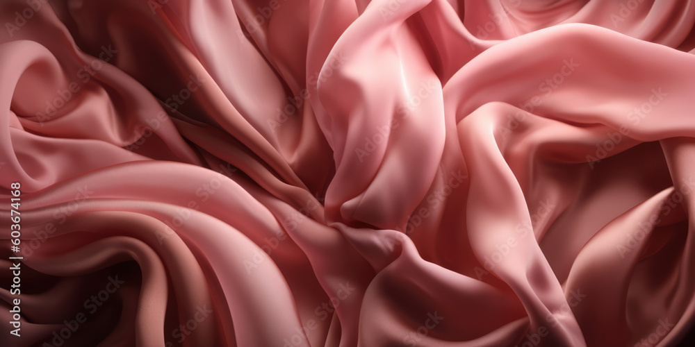 Obraz premium Pink satin silk background