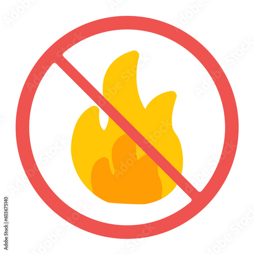 No Fire Icon