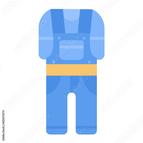 Coverall Clothes Icon