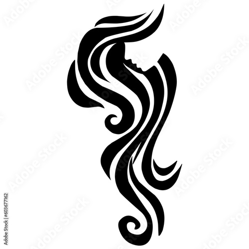 Woman Hairstyle Silhouette