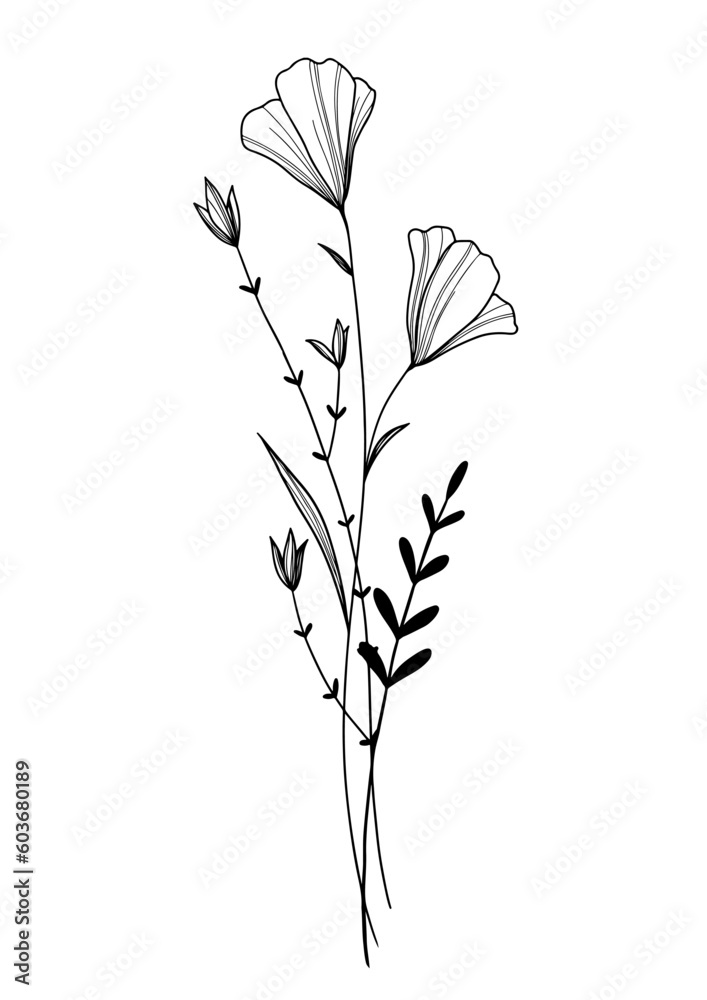 Beautiful clip art stock illustration with hand drawn watercolor branch with leaves. Beautiful clip art stock illustration with hand drawn watercolor branch with leaves.